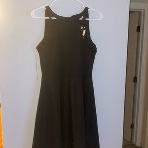 Black shirt dress